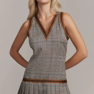 Vintageclothstore Glastonbury Pleated Mini Dress by Find Me Now – Chic Vest Style