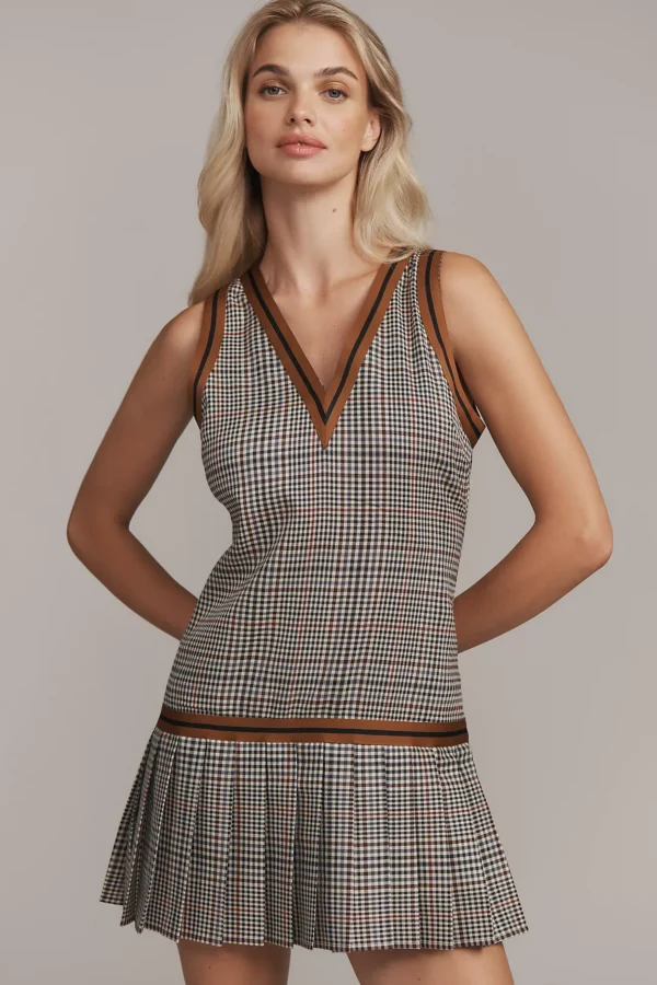 Vintageclothstore Glastonbury Pleated Mini Dress by Find Me Now – Chic Vest Style