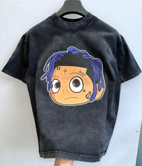 Men’s Cartoon Graphic Drop Shoulder T-Shirt