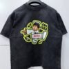 Men’s Vintage Wash Cartoon Print Drop Shoulder T-Shirt