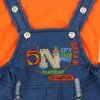 Kids’ 5N Printed Dungaree Shorts Set