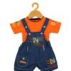Kids’ 5N Printed Dungaree Shorts Set