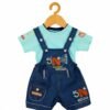 Kids’ 5N Printed Dungaree Shorts Set