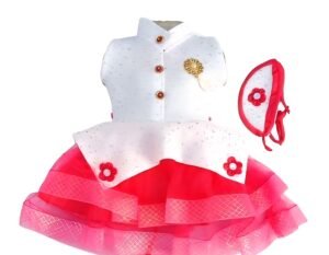 Kids’ Layered Party Dress with Headband