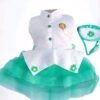 Kids’ Layered Party Dress with Headband