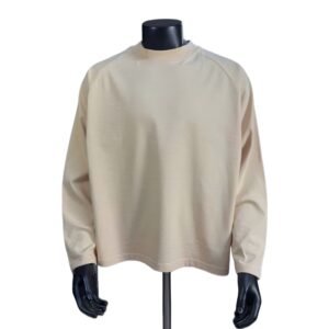 Men’s Full Sleeve Mock Neck Basic T-Shirt