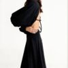 Women’s Shimmer Cut-Out Midi Dress