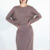 Women’s Asymmetric Wrap Midi Skirt Co-Ord Set